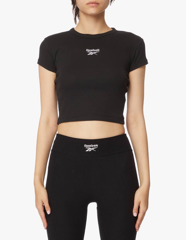 rinascente Reebok Cotton blend strappy rib t-shirt