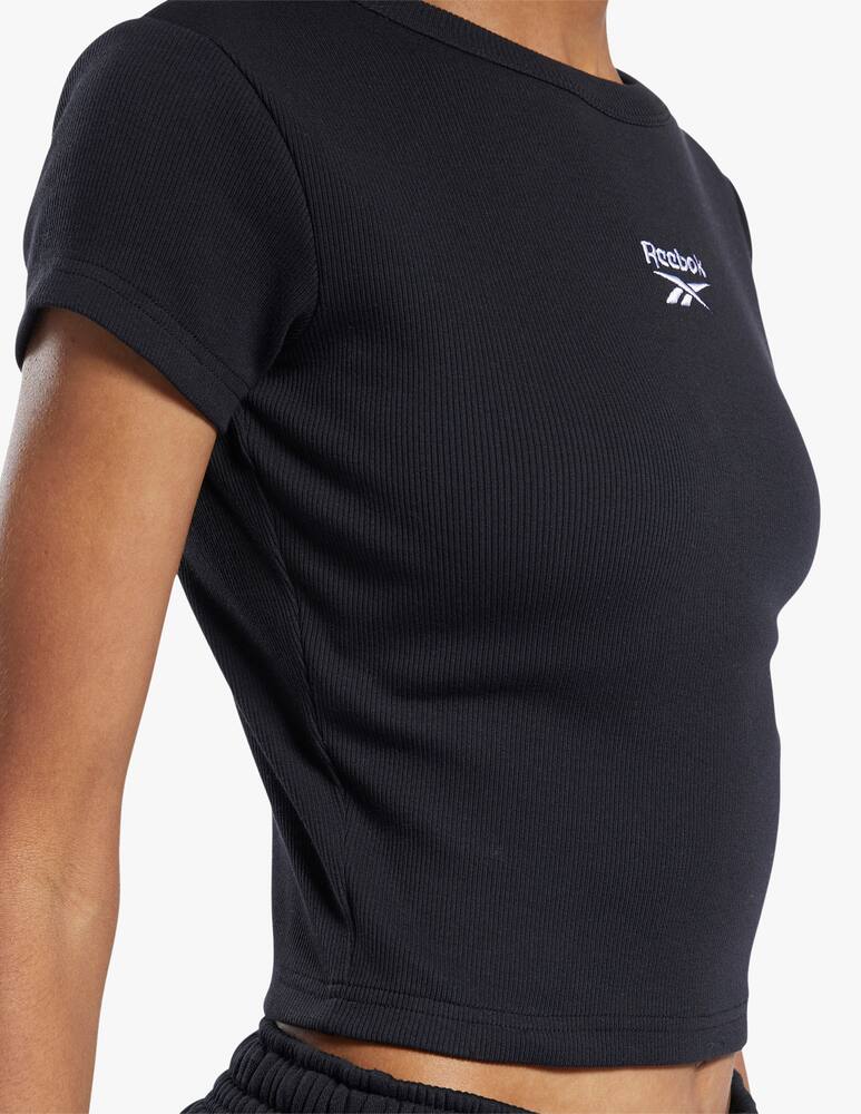 rinascente Reebok Cotton blend strappy rib t-shirt