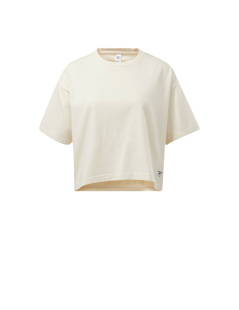 rinascente Reebok Cotton cropped t-shirt