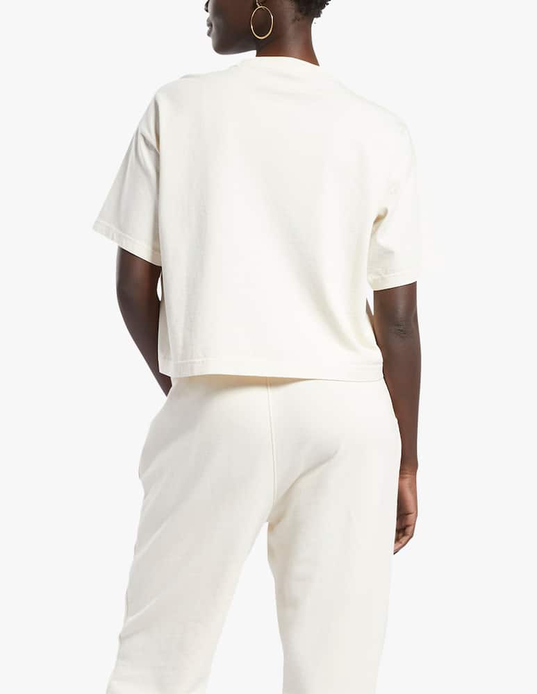 rinascente Reebok Cotton cropped t-shirt