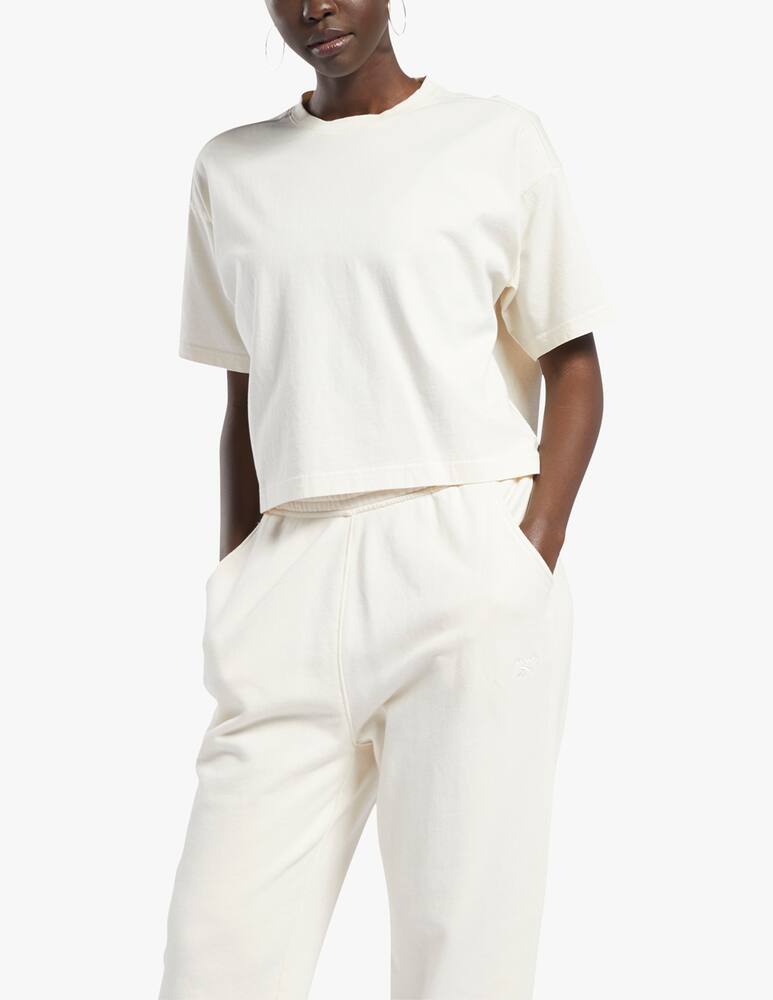 rinascente Reebok Cotton cropped t-shirt