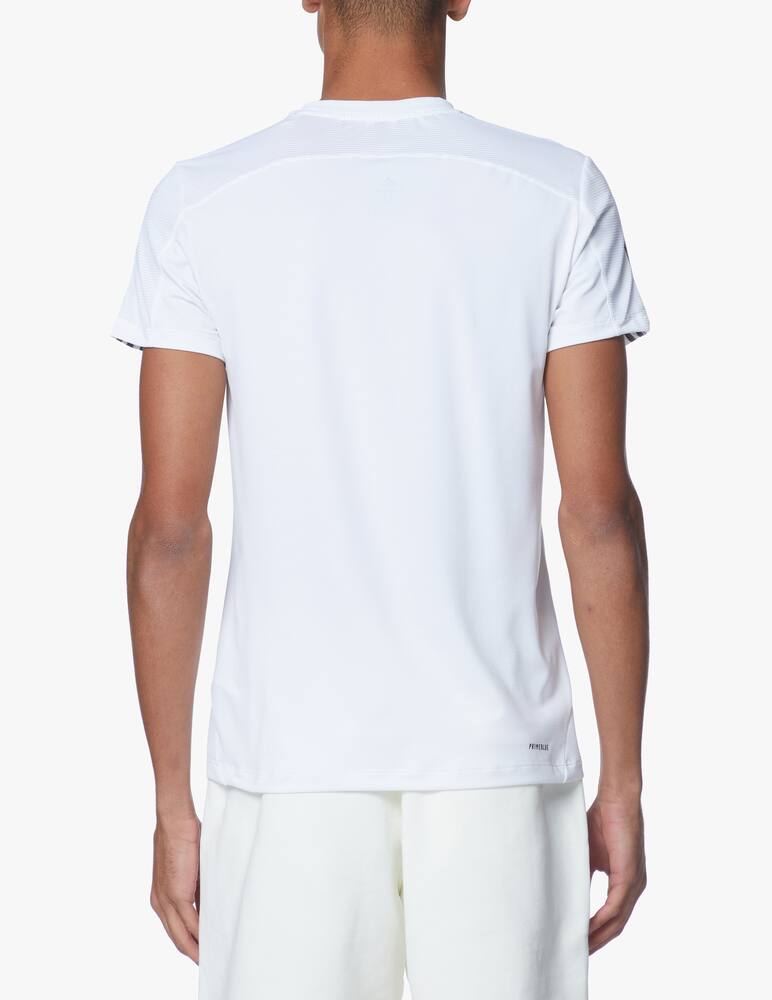 rinascente Adidas Performance Tech t-shirt 3stripes - white