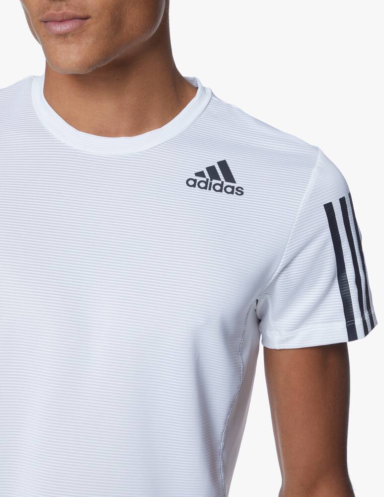 rinascente Adidas Performance Tech t-shirt 3stripes - white