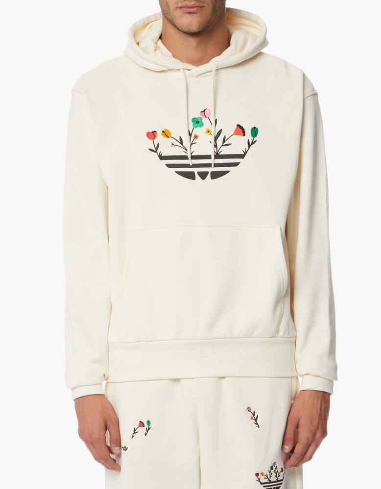rinascente Adidas Originals Felpa con cappuccio logo flower