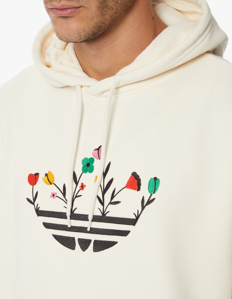 rinascente Adidas Originals Felpa con cappuccio logo flower