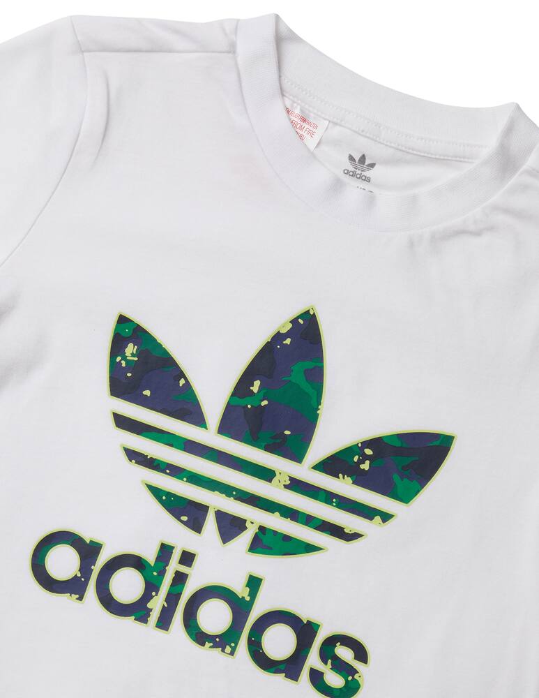 Adidas Originals Maglietta girocollo in cotone con logo - immagine 2 Adidas Originals Maglietta girocollo in cotone con logo - immagine 2