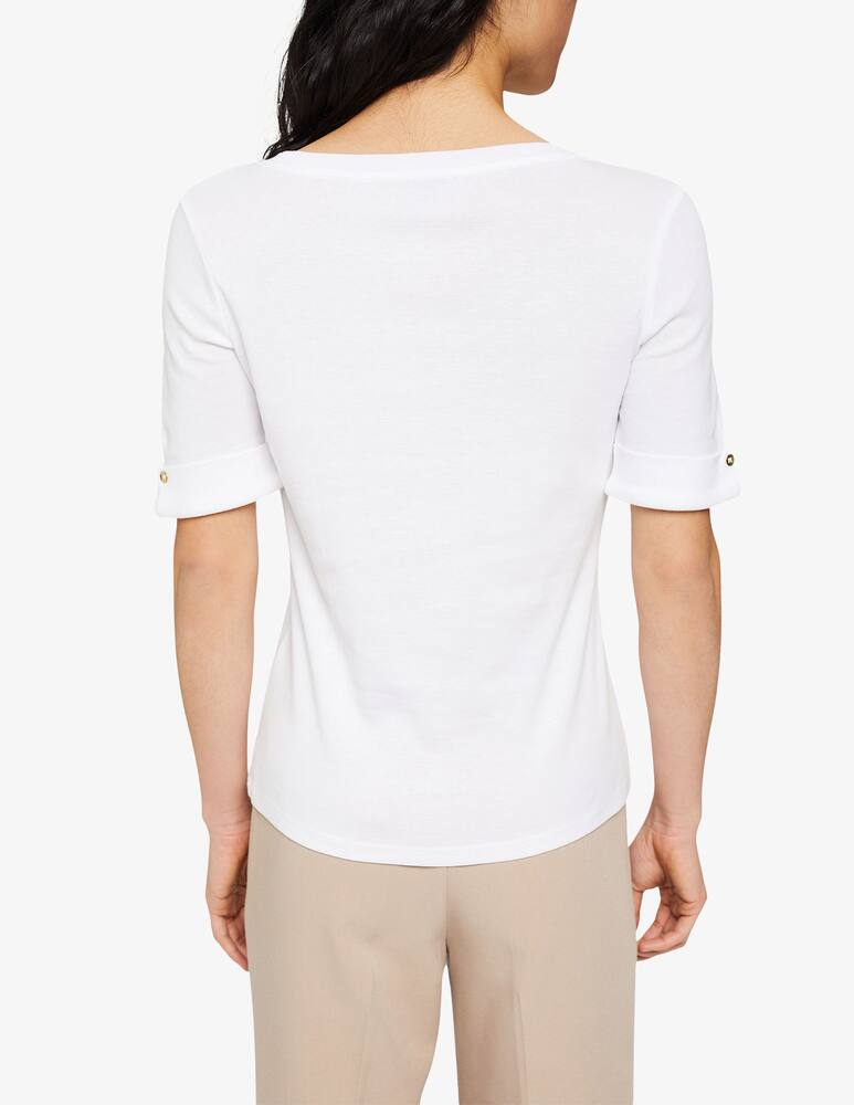 rinascente ESPRIT T-shirt in 100% cotone biologico - Bianco