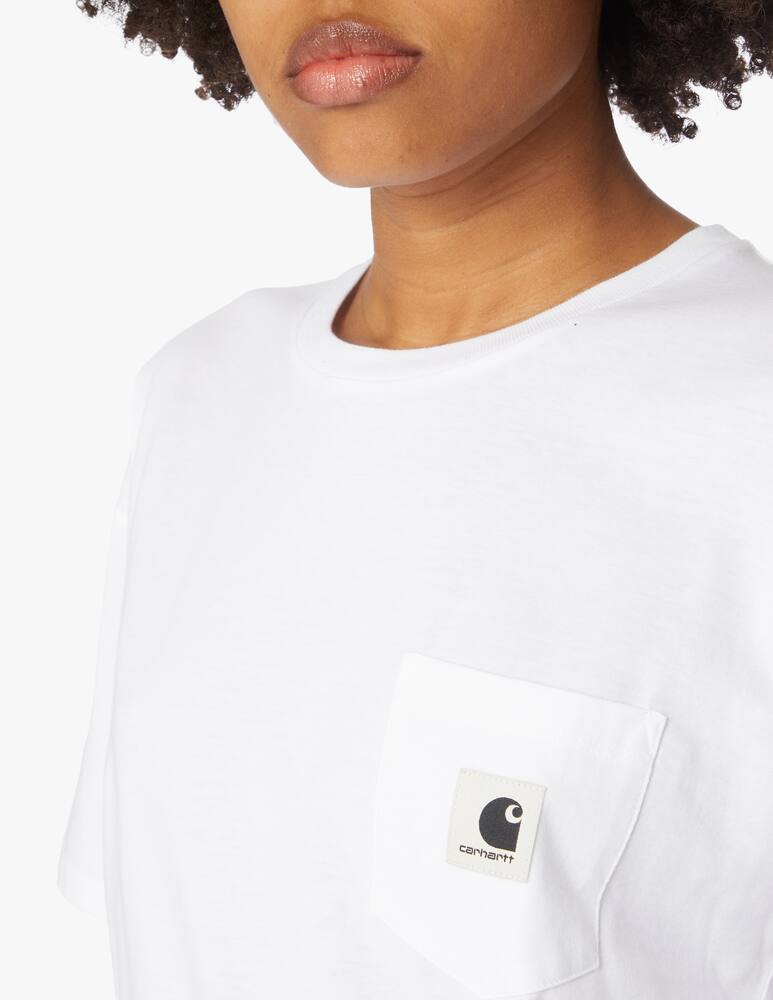 rinascente Carhartt WIP T-shirt in cotone con tasca - bianco