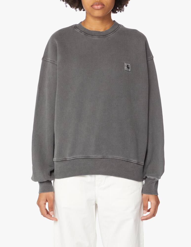 rinascente Carhartt WIP Felpa girocollo in cotone con logo - nero