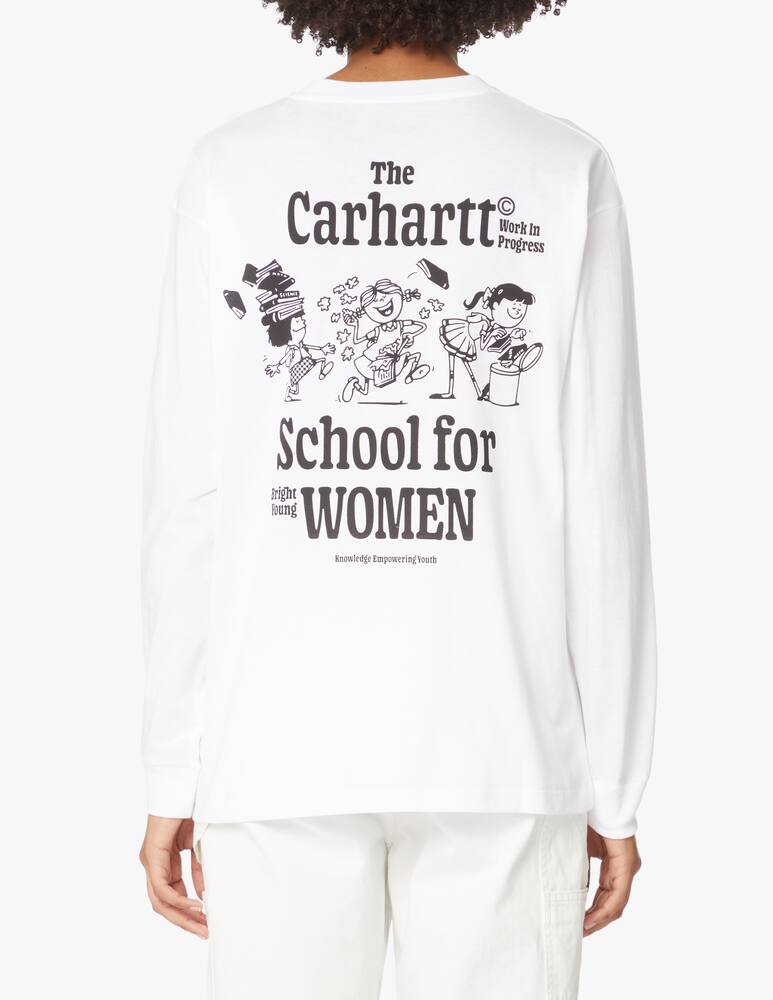 rinascente Carhartt WIP Maglia a maniche lunghe in cotone - bianco