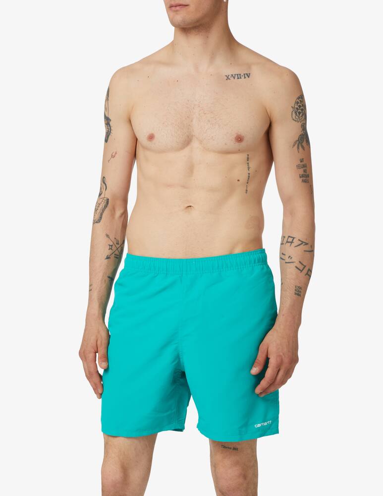 rinascente Carhartt WIP Lettering swimshort - green