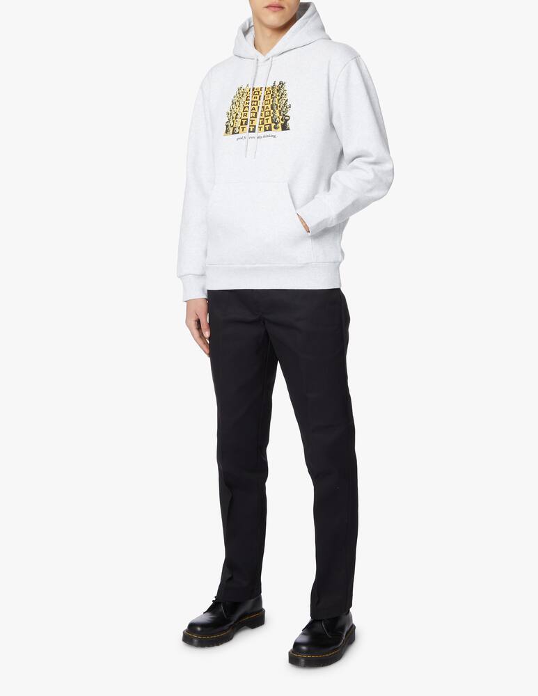 rinascente Carhartt WIP Felpa con cappuccio scacchi heavy - grigio