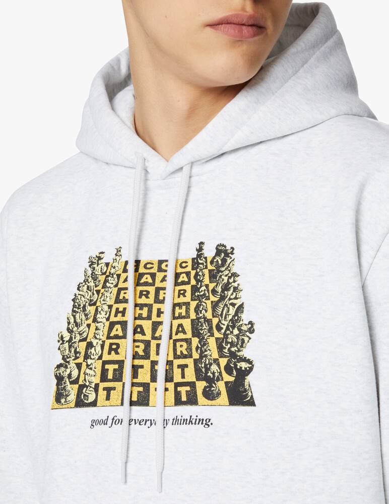 rinascente Carhartt WIP Felpa con cappuccio scacchi heavy - grigio