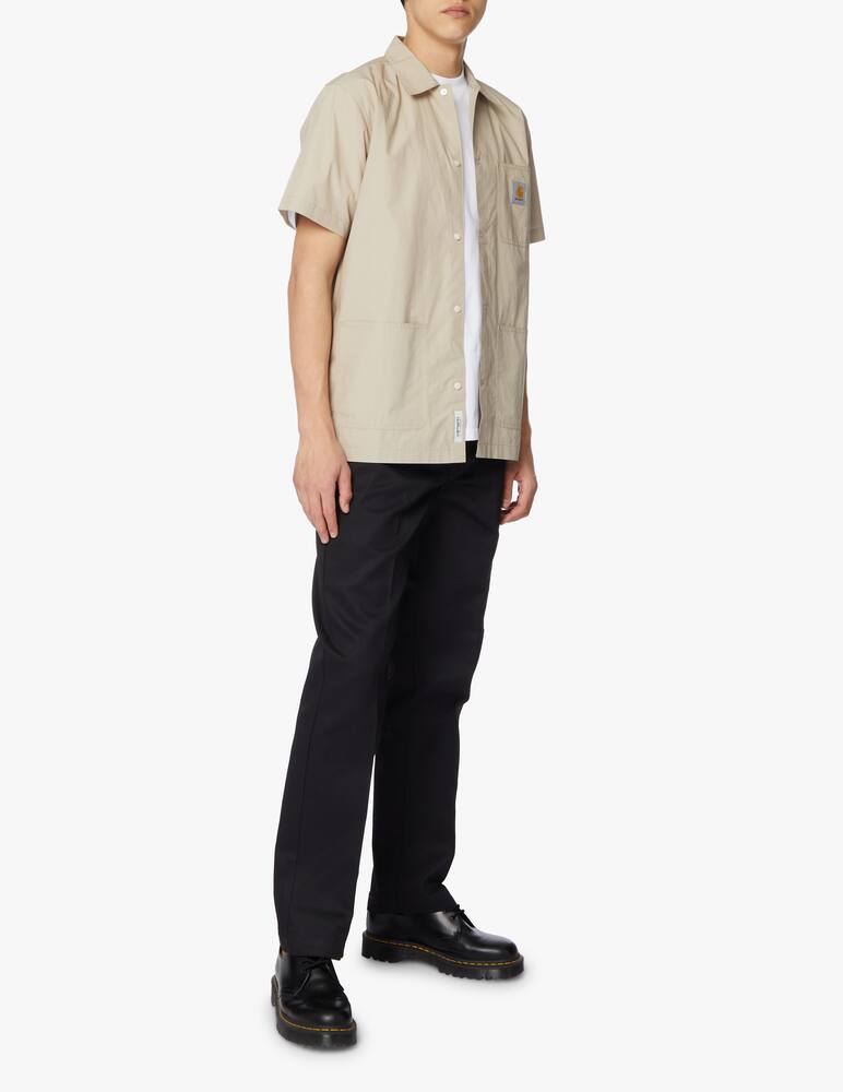 rinascente Carhartt WIP Creck pocket light short sleeve shirt - beige