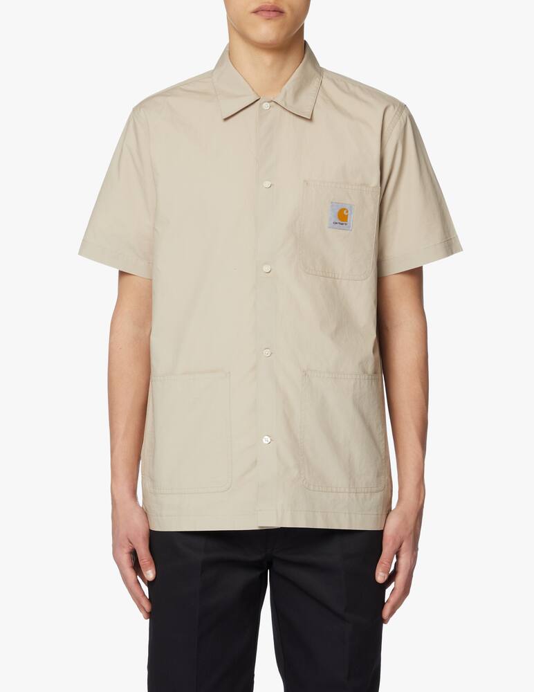 rinascente Carhartt WIP Creck pocket light short sleeve shirt - beige