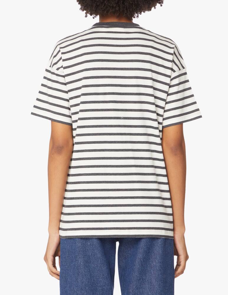 rinascente Carhartt WIP T-shirt in cotone a righe - grigio