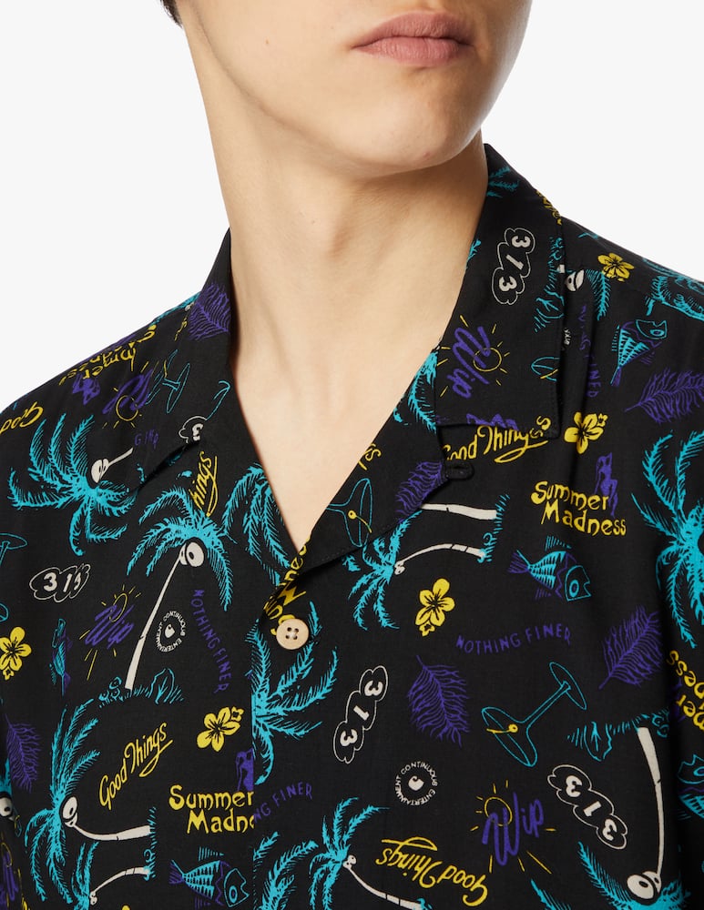 rinascente Carhartt WIP Camicia manica corta cb fantasia palme - multicolor