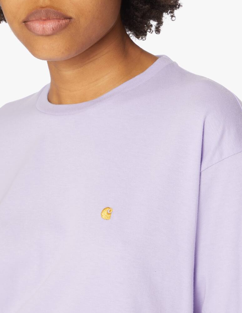 rinascente Carhartt WIP T-shirt in cotone con logo - lilla