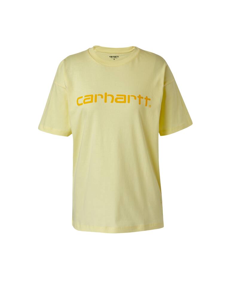 rinascente Carhartt WIP Cotton t-shirt with logo - yellow