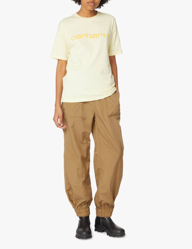 rinascente Carhartt WIP Cotton t-shirt with logo - yellow