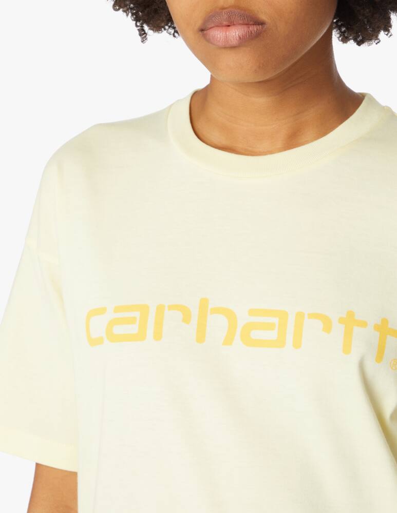 rinascente Carhartt WIP Cotton t-shirt with logo - yellow