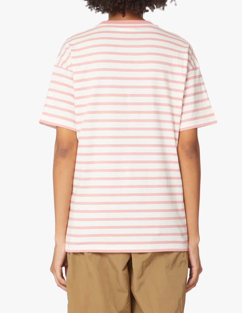 rinascente Carhartt WIP T-shirt in cotone a righe - rosa