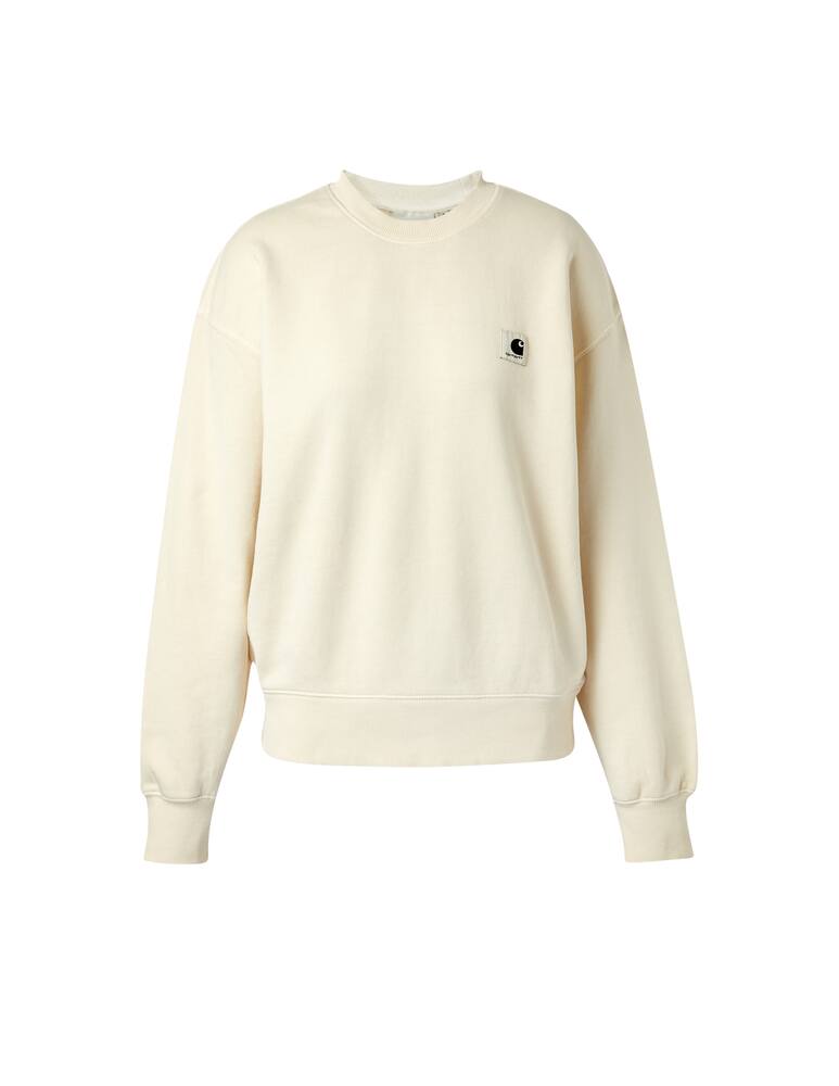 rinascente Carhartt WIP Felpa girocollo in cotone con logo - beige