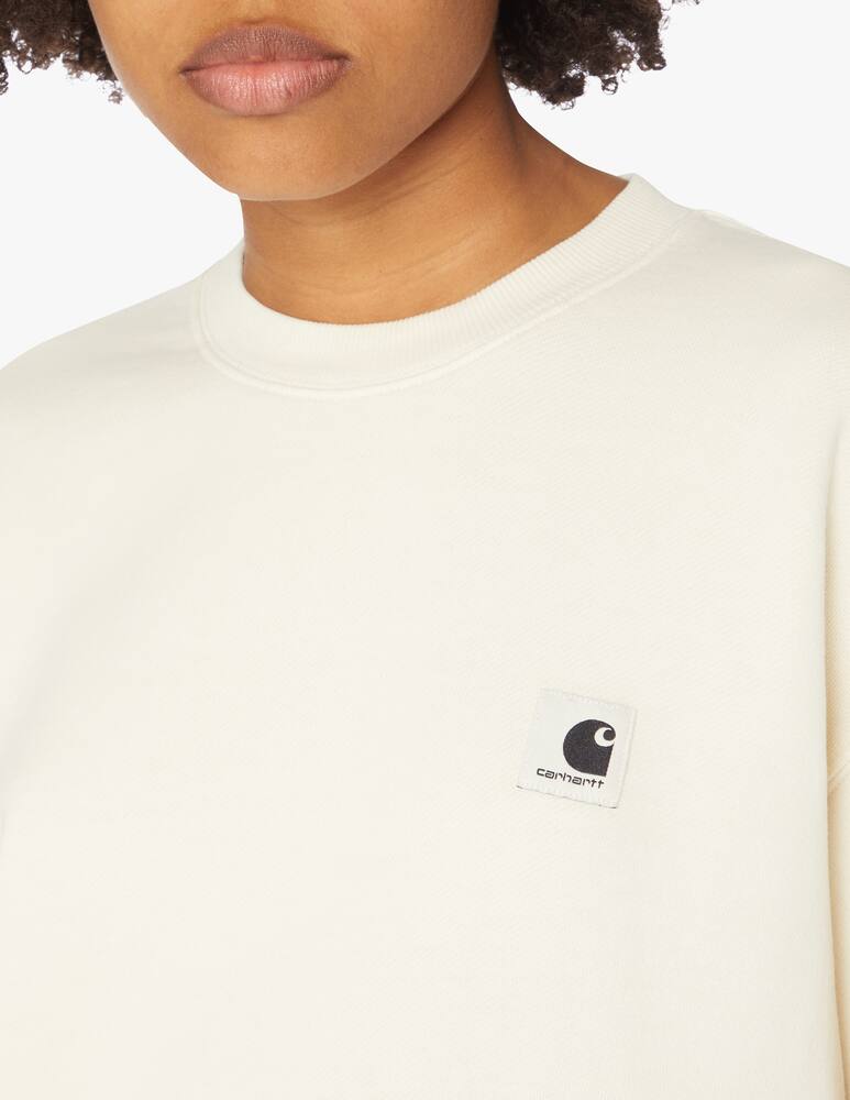 rinascente Carhartt WIP Felpa girocollo in cotone con logo - beige