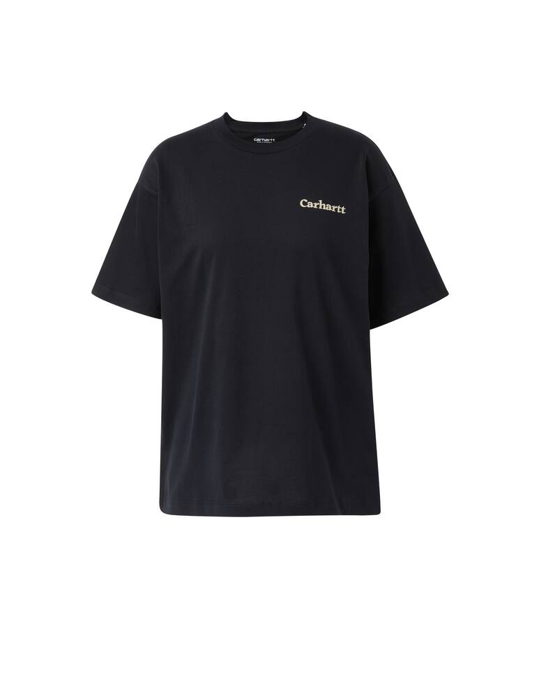 Carhartt WIP Cotton t-shirt with logo - black - picture 5