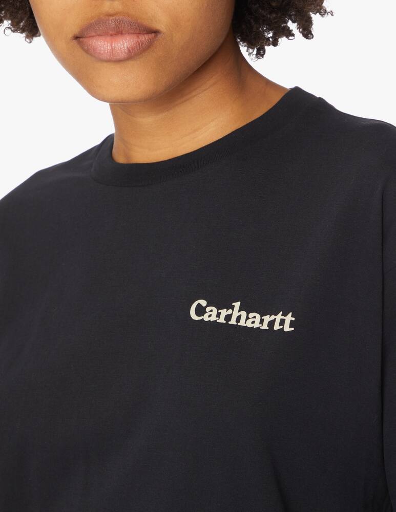 Carhartt WIP Cotton t-shirt with logo - black - picture 4