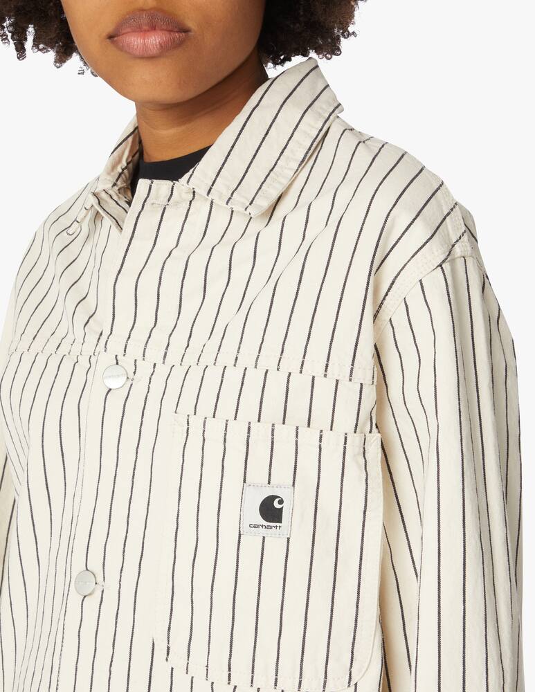 rinascente Carhartt WIP Micghigan cotton overshirt jacket - beige