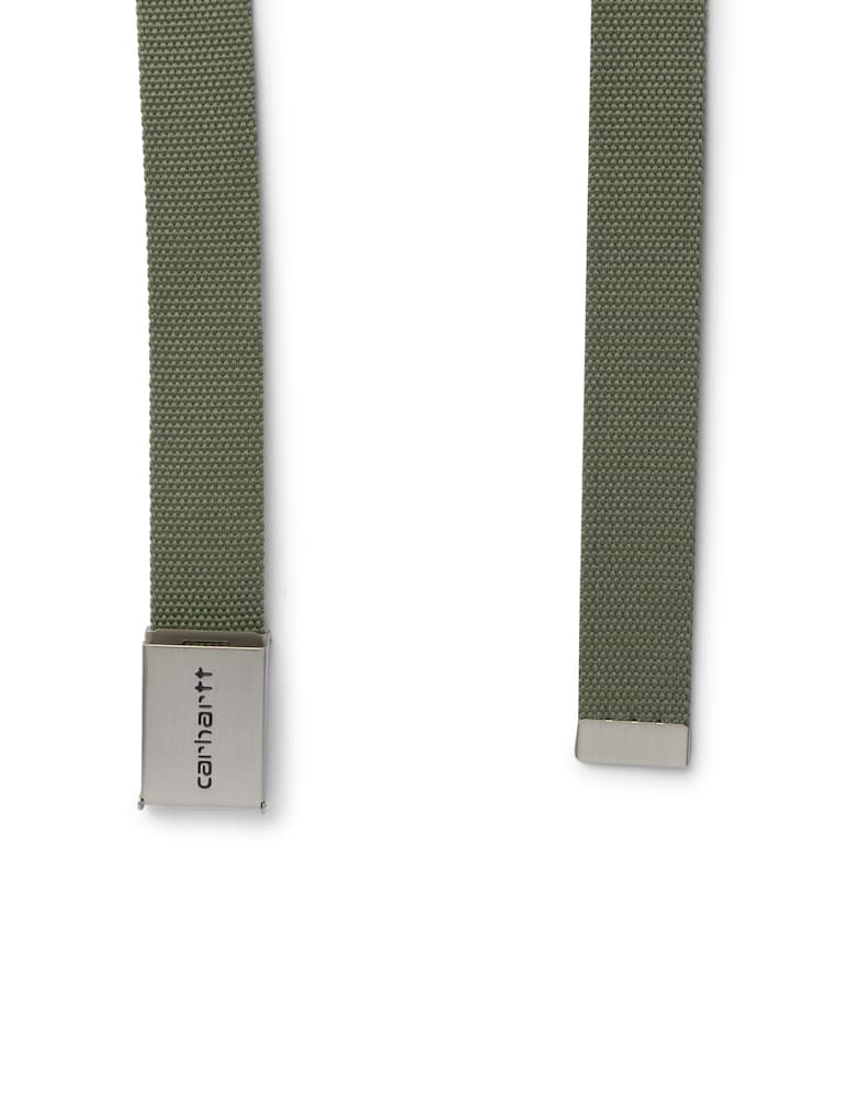 rinascente Carhartt WIP Chrome buckle clip belt - green