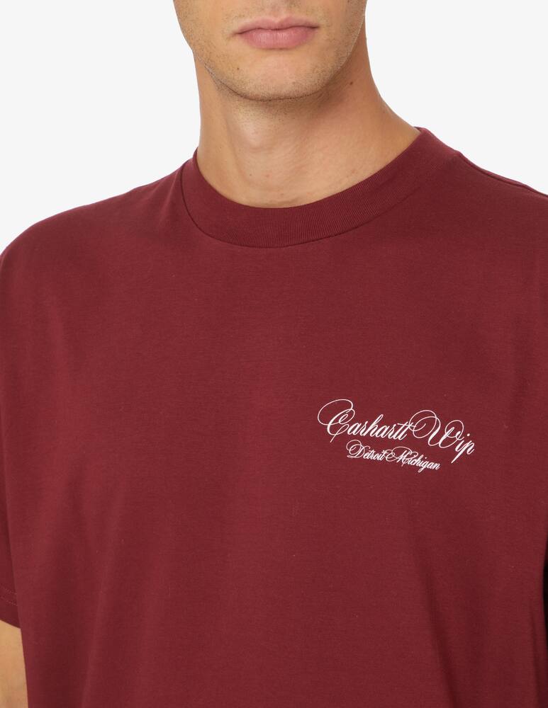 Carhartt WIP Maglietta in cotone organico - bordeaux - immagine 4 Carhartt WIP Maglietta in cotone organico - bordeaux - immagine 4