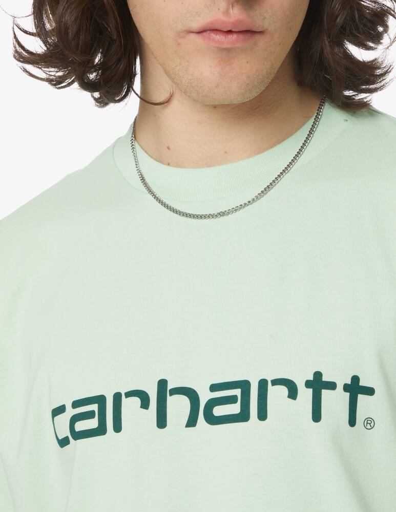 rinascente Carhartt WIP Script short sleeve t-shirt - green