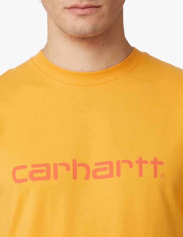 Carhartt WIP Maglietta manica corta script - arancione - immagine 4 Carhartt WIP Maglietta manica corta script - arancione - immagine 4