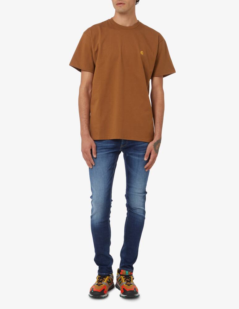 rinascente Carhartt WIP Maglietta in cotone chase - Marrone