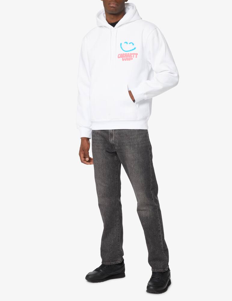 rinascente Carhartt WIP Felpa con cappuccio happy script - Bianco