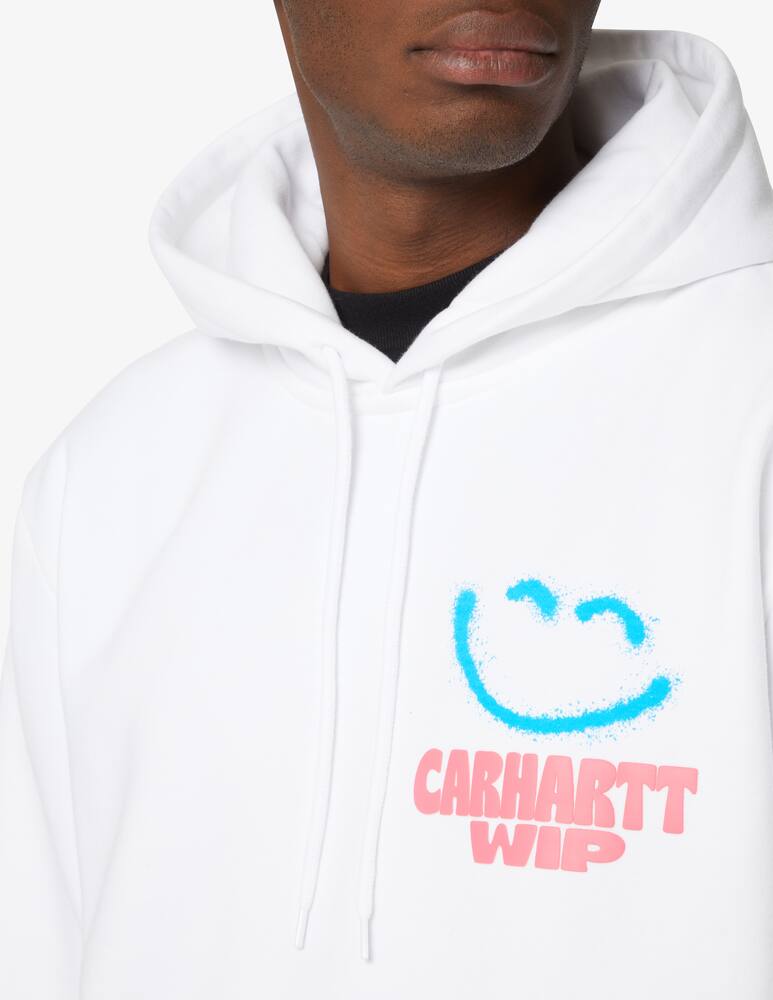 rinascente Carhartt WIP Felpa con cappuccio happy script - Bianco