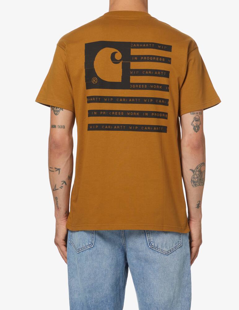 rinascente Carhartt WIP State flag t-shirt - Orange