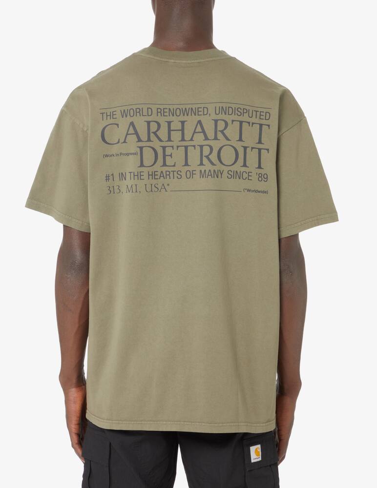 rinascente Carhartt WIP Undisputed back t-shirt - Olive