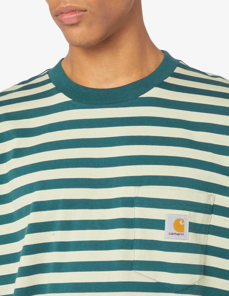rinascente Carhartt WIP Scotty pocket stripes t-shirt