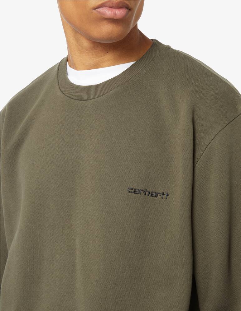 Carhartt wip script embroidery sweatshirt Clearance