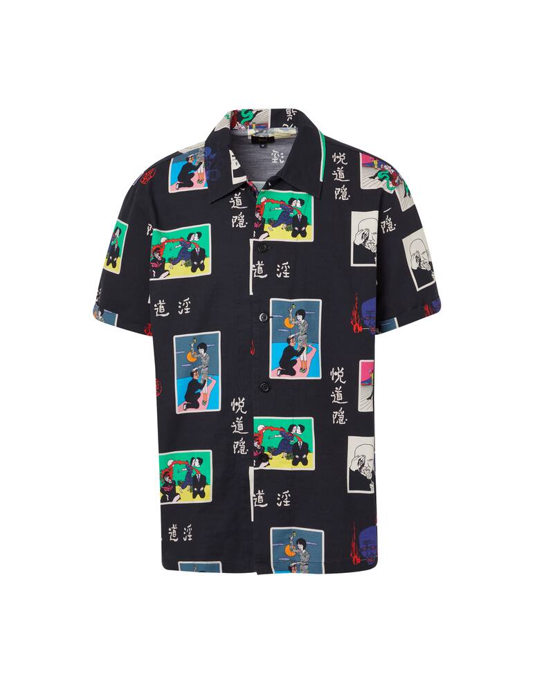 rinascente Edwin Toshio saeki short sleeve shirt - multi