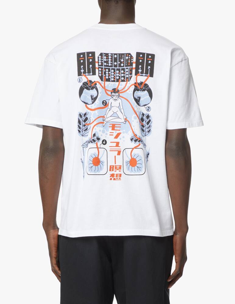 rinascente Edwin Modular meditation t-shirt - white