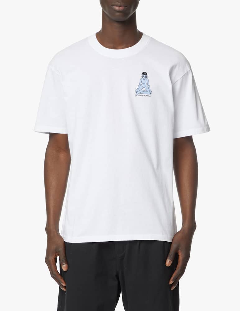 rinascente Edwin Modular meditation t-shirt - white