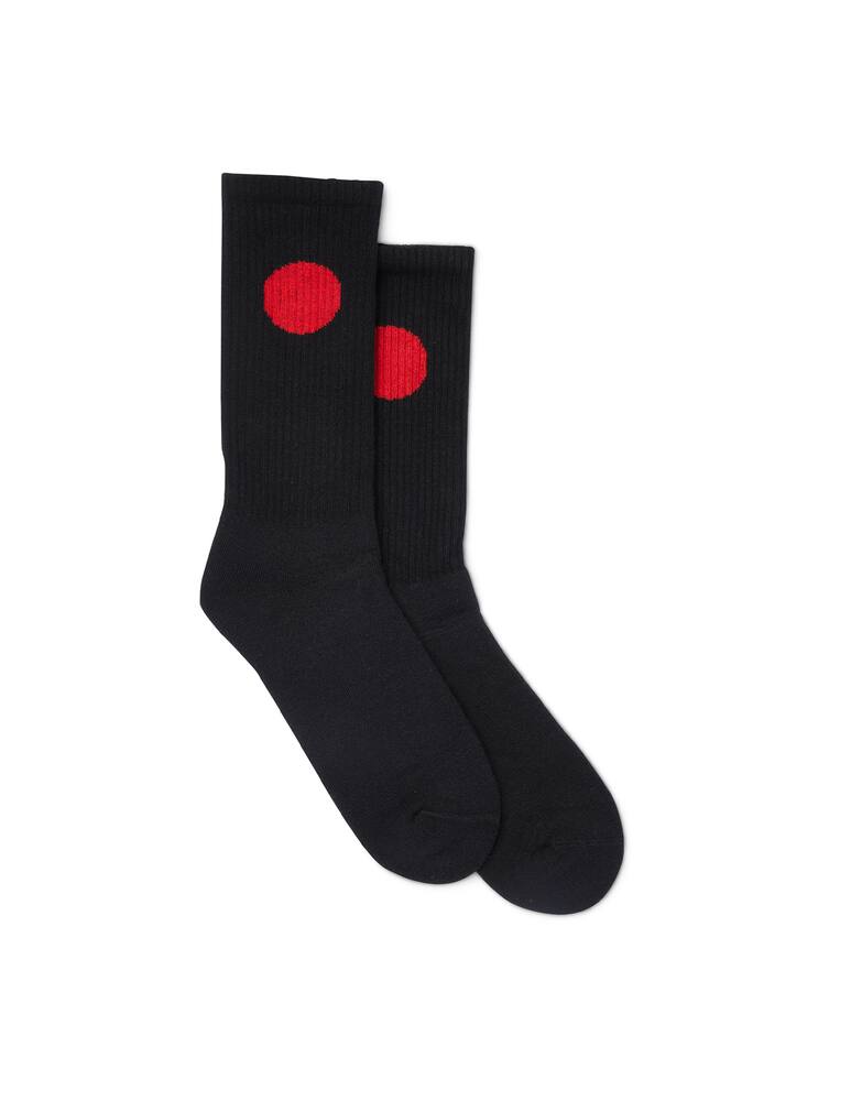 rinascente Edwin Japanese sun socks x democratique - black