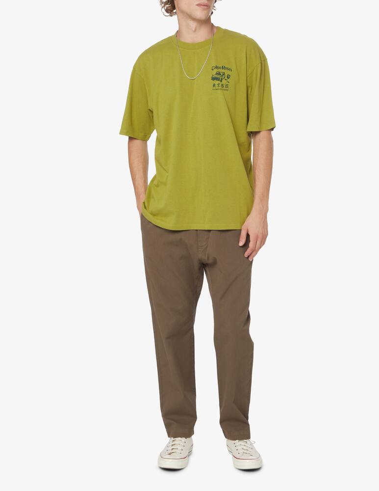 rinascente Edwin Maglietta tokyo roses sul retro - Verde