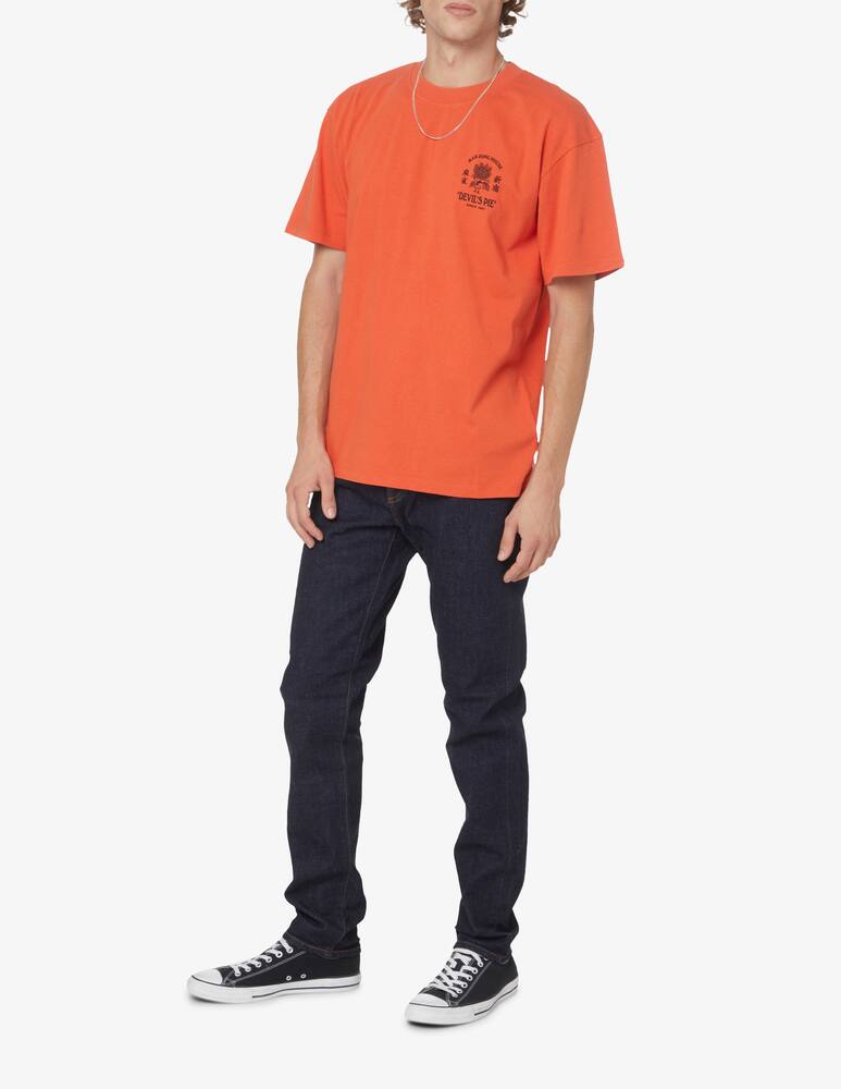 rinascente Edwin Devils pie back t-shirt - Orange