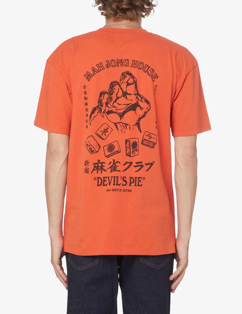 rinascente Edwin Devils pie back t-shirt - Orange