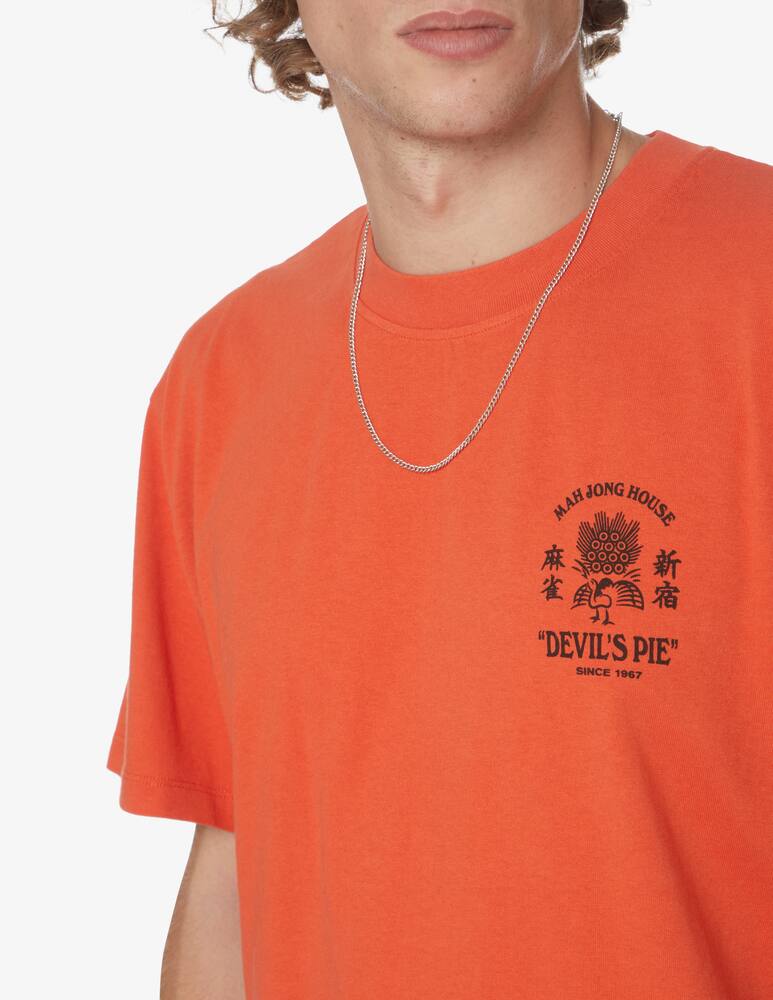 rinascente Edwin Devils pie back t-shirt - Orange